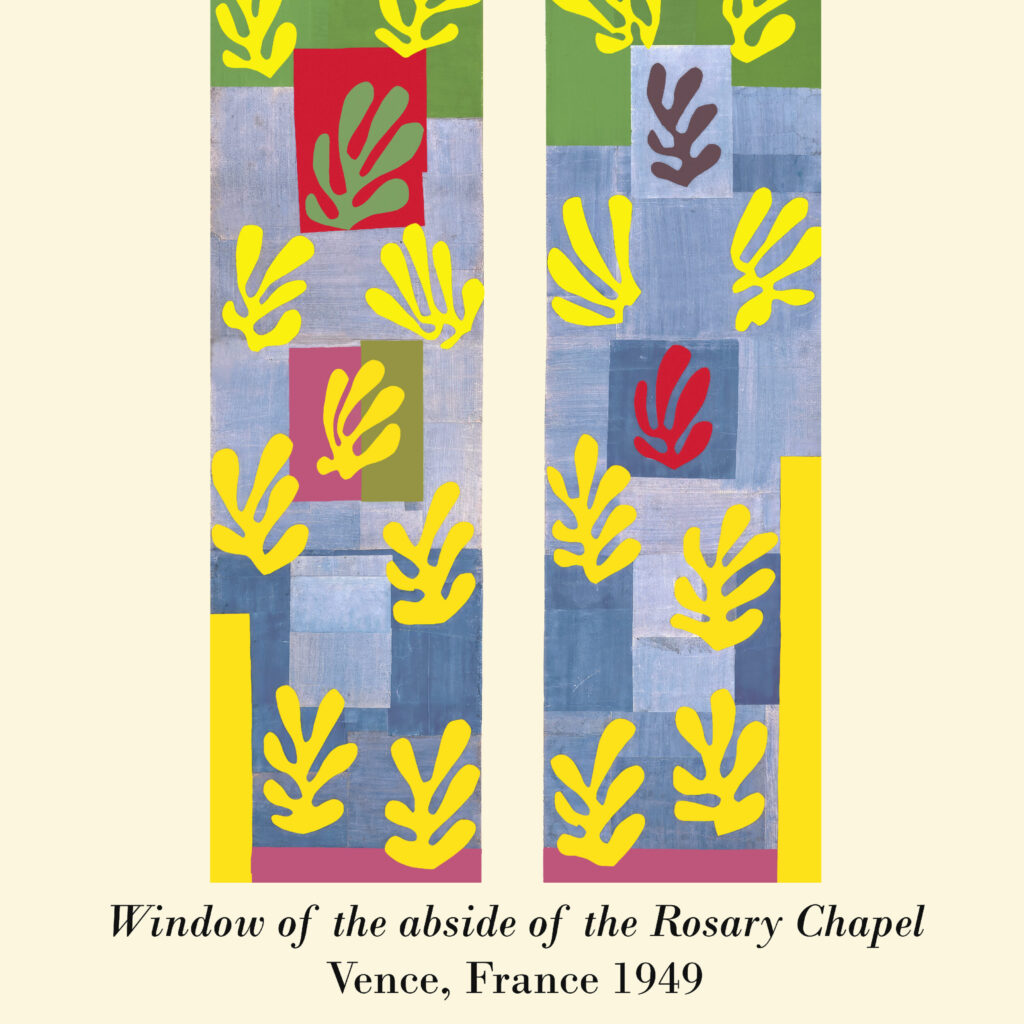 Matisse absideofrosarychapel 1947 3x4 8 mockup