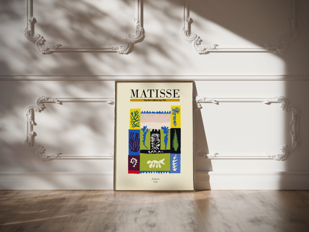 Matisse anfitrite 1947 3x4 video mockup