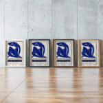 Matisse bluenudeII.png mockup0 framed posters mockup