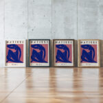 Matisse bluenudeII.png mockup0 v3 framed posters mockup