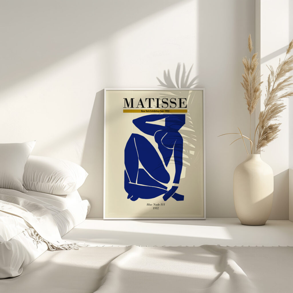Matisse bluenudeIII 1952 3x4 4 mockup