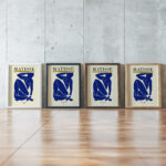 Matisse bluenudeIII 1952 3x4 framed posters mockup