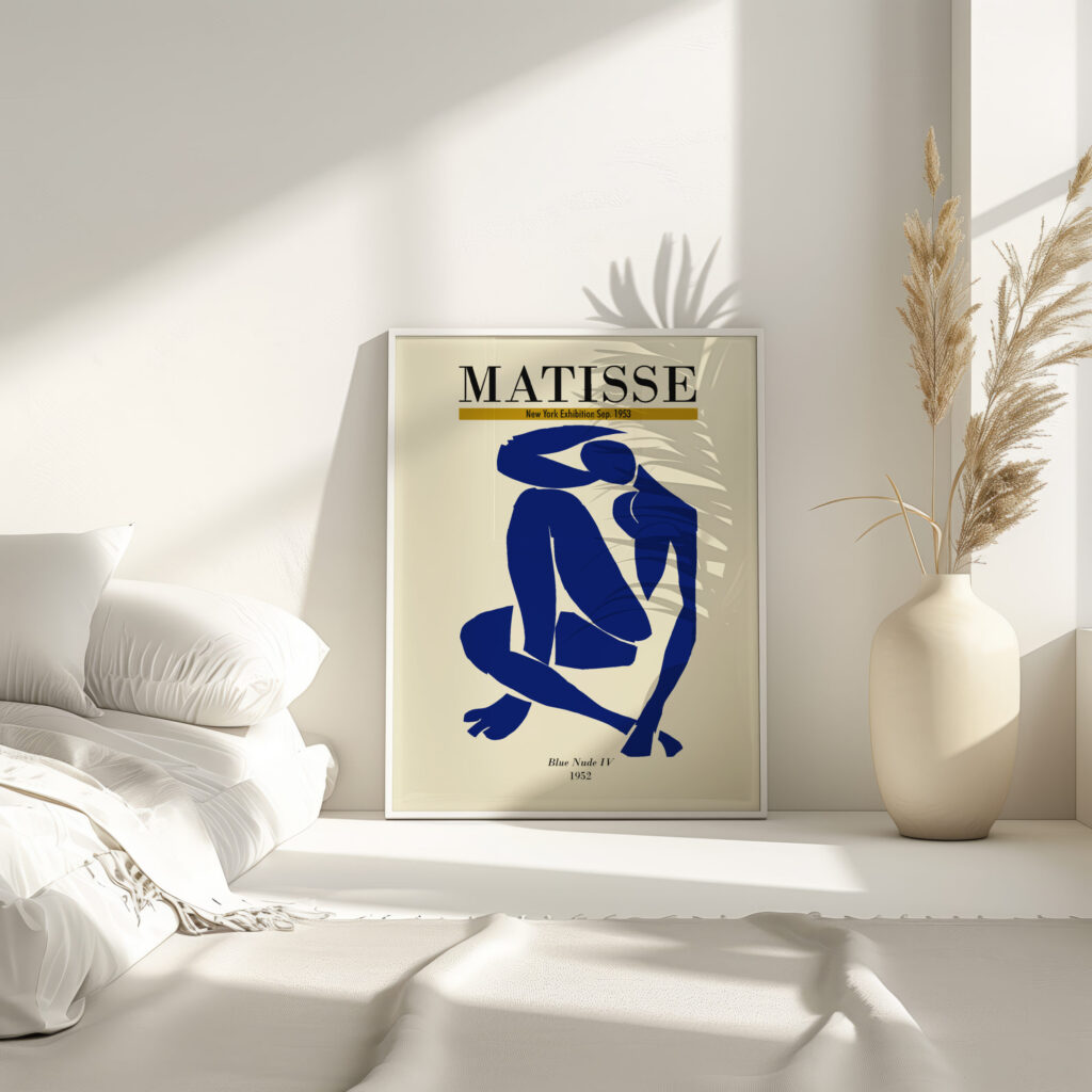 Matisse bluenudeIV 1952 3x4 4 mockup