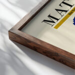 Matisse bluenudeIV 1952 3x4 close up dark wood mockup