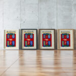Matisse cutouts 3x4 framed posters mockup