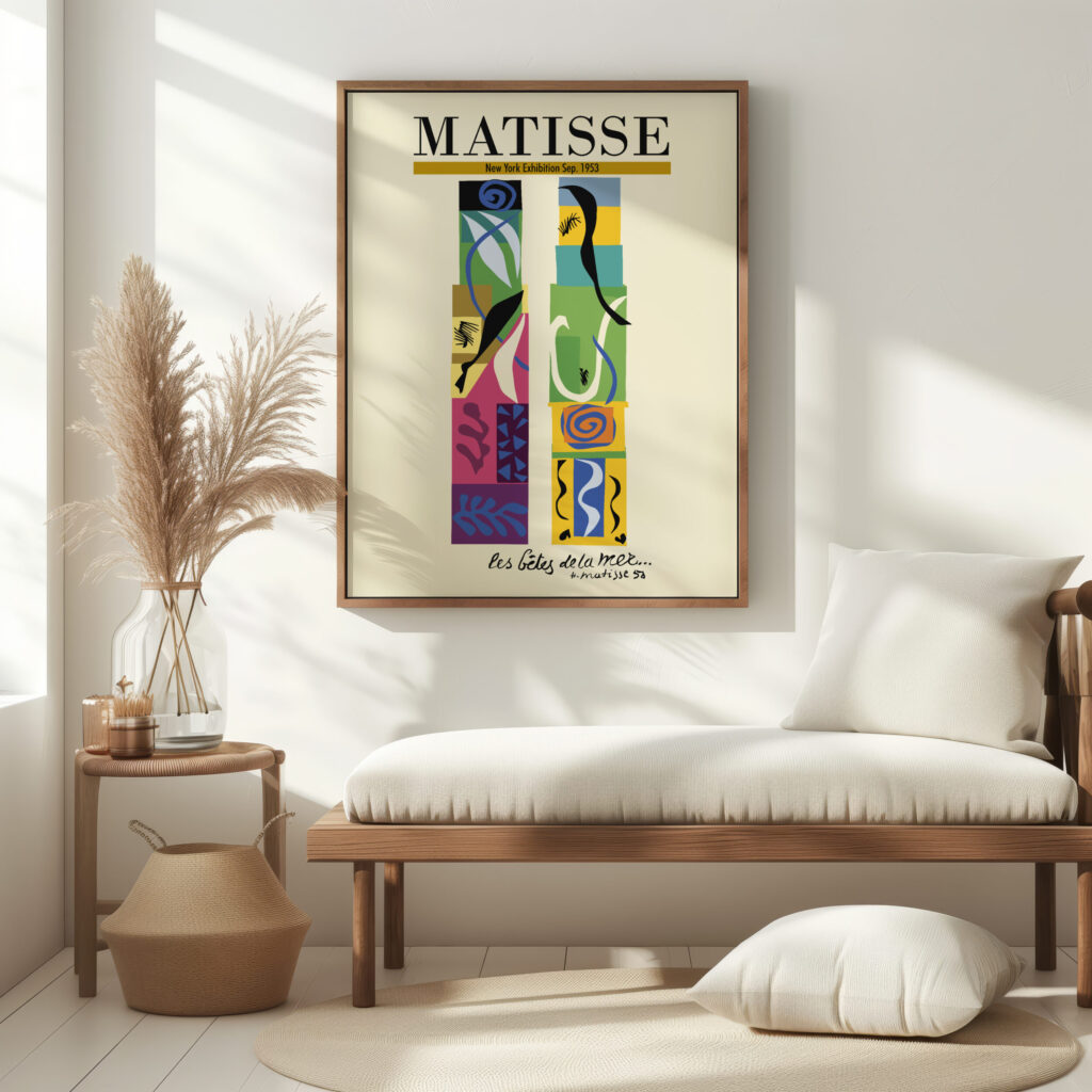 Matisse lesbetesdelamer 1950 3x4 5 mockup