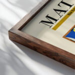 Matisse memoryofoceania 1952 3x4 close up dark wood mockup