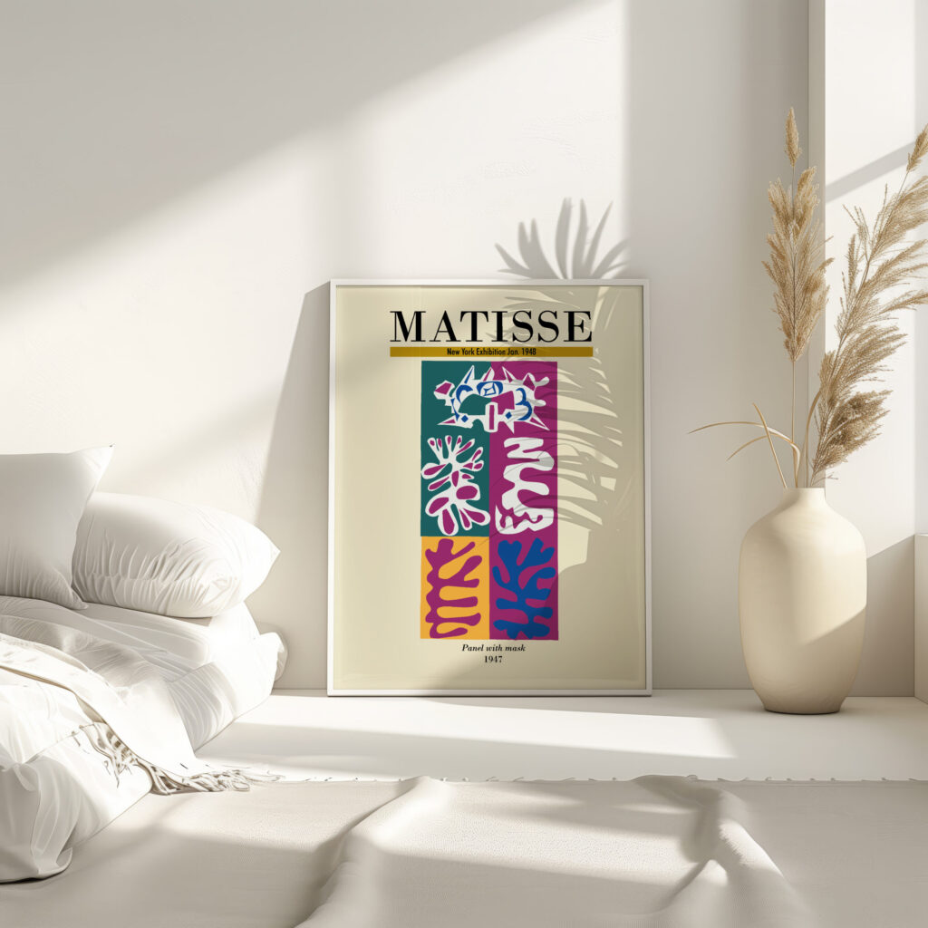 Matisse panelwithmask 1947 3x4 4 mockup