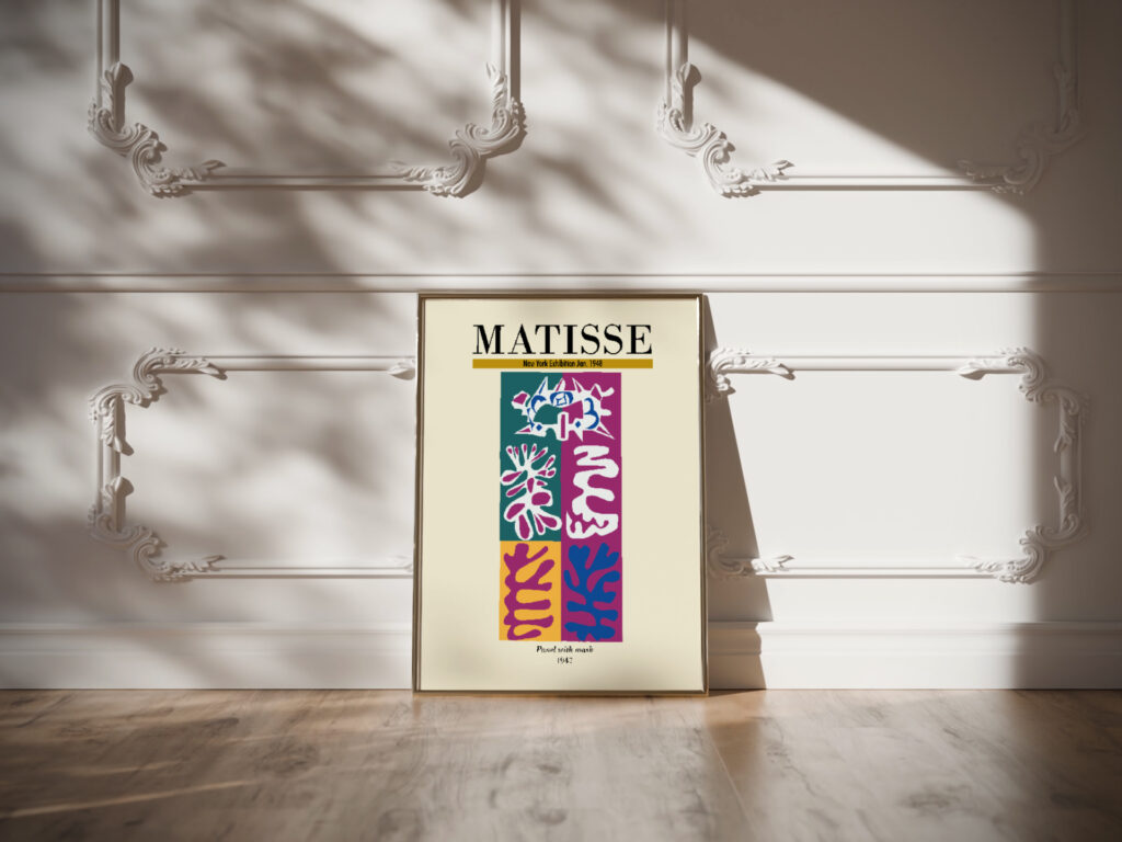 Matisse panelwithmask 1947 3x4 video mockup