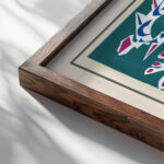 Matisse panelwithmask 1947.png mockup0 close up dark wood mockup