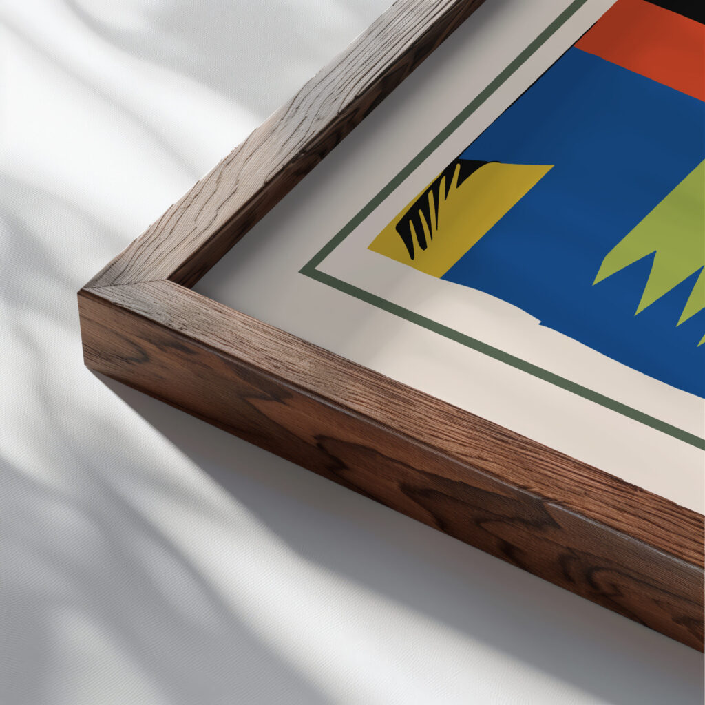 Matisse theButter 1950.png mockup0 close up dark wood mockup