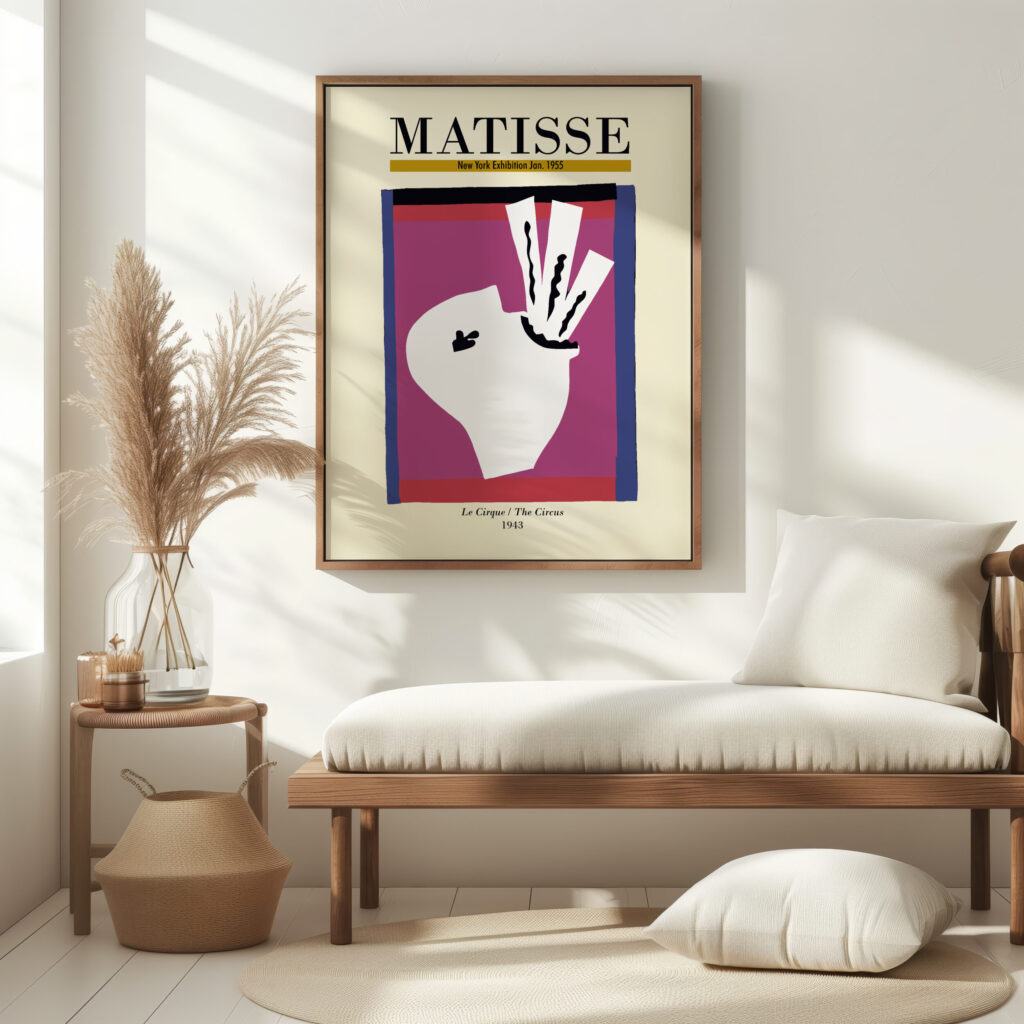 Matisse theCircus 1943 3x4 5 mockup