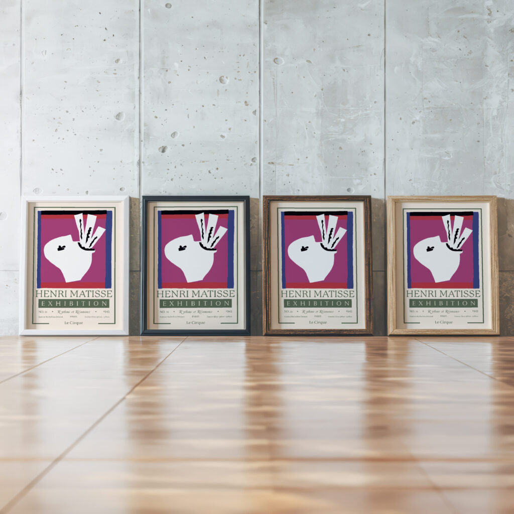 Matisse theCircus 1943.png mockup0 framed posters mockup
