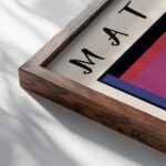 Matisse theCircus 1943.png mockup0 v3 close up dark wood mockup