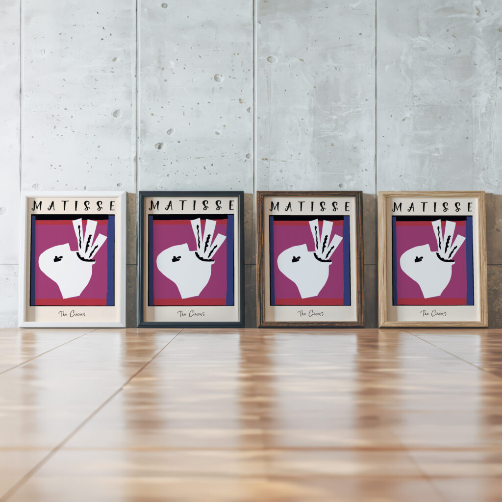 Matisse theCircus 1943.png mockup0 v3 framed posters mockup
