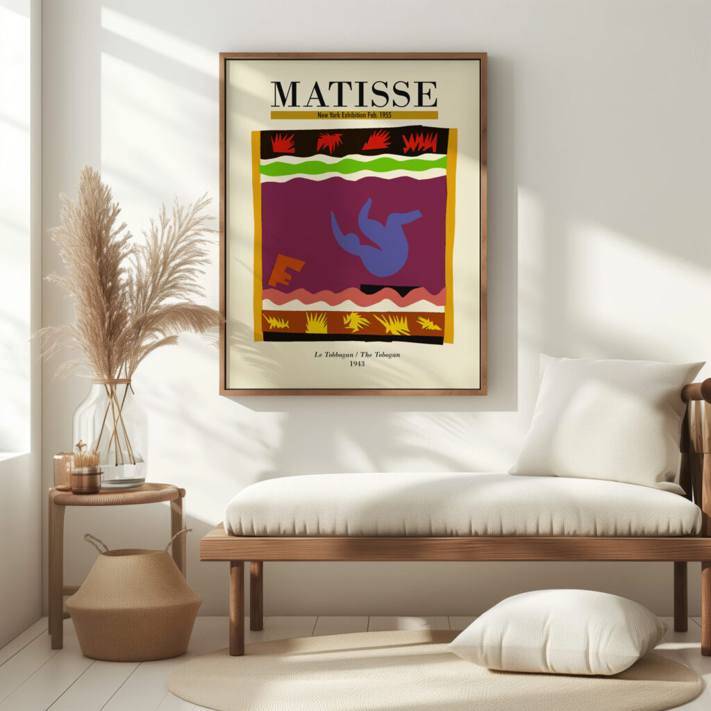 Matisse theToboggan 1943 3x4 5 mockup