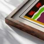 Matisse theToboggan 1943.png mockup0 close up dark wood mockup