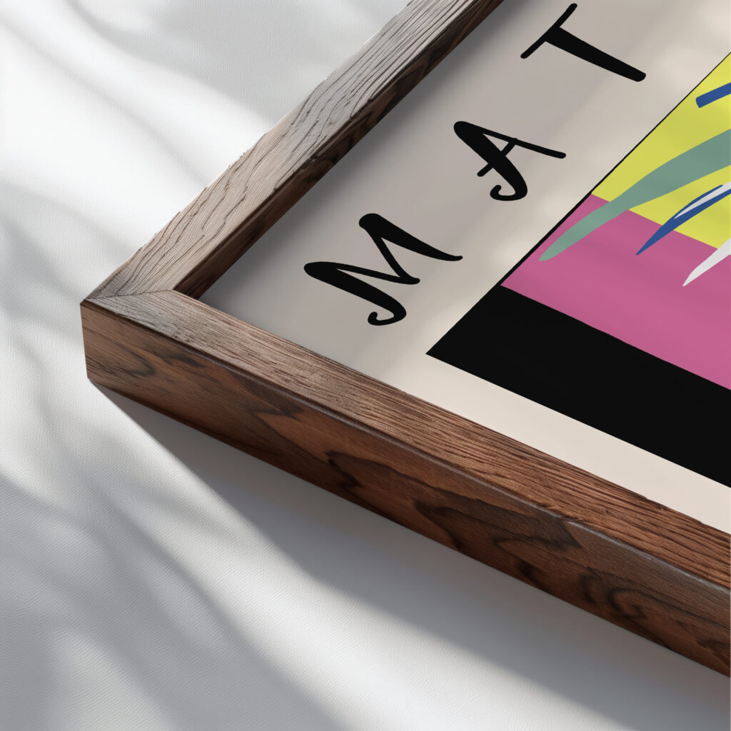 Matisse thecreoledancer 1950.png mockup0 v3 close up dark wood mockup