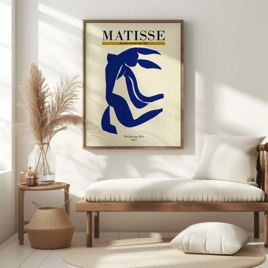 Matisse theflowinghair 1952 3x4 5 mockup