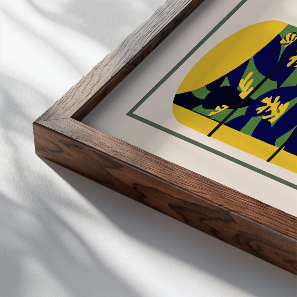 Matisse treeoflife 1948.png mockup0 close up dark wood mockup