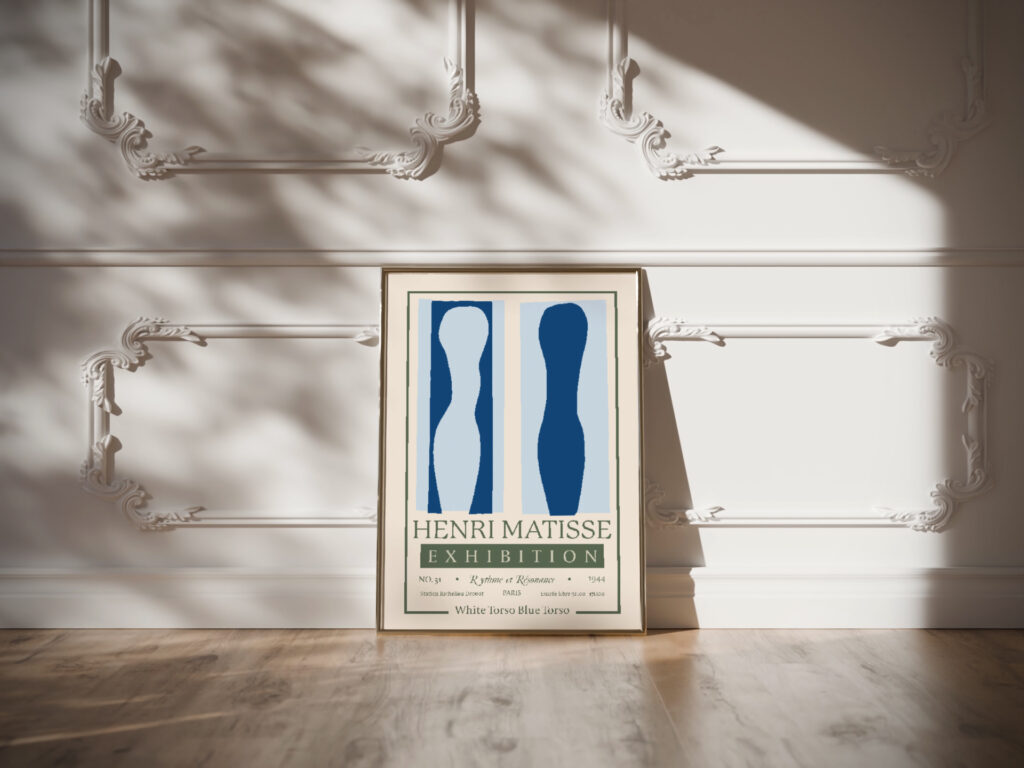 Matisse whitetorsobluetorso 1944.png mockup0 video mockup