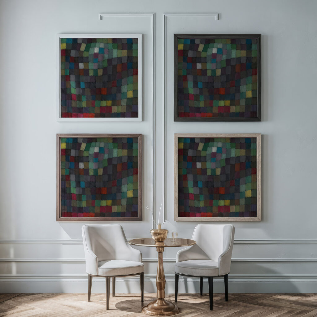 May Picture 1925 Paul Klee framed posters mockup