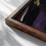 Meditation Alexej von Jawlensky close up dark wood mockup