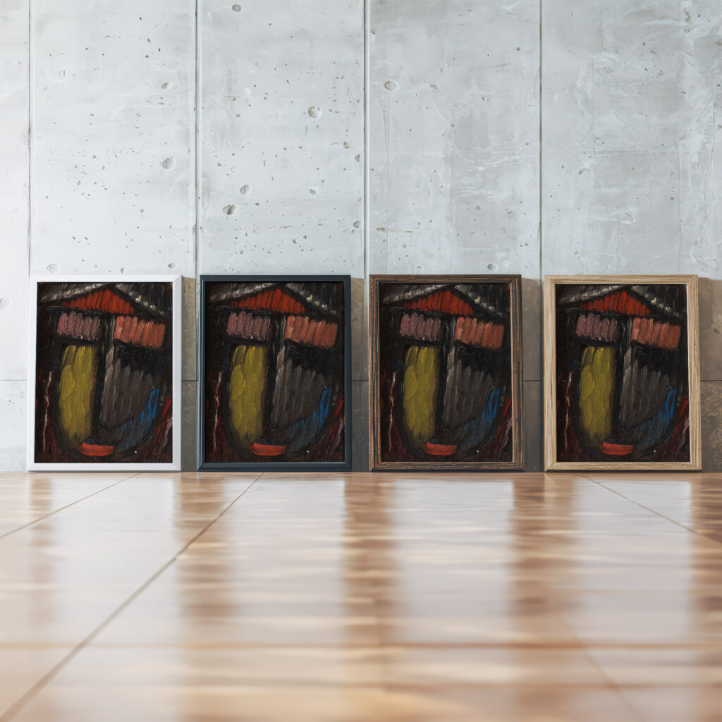Meditation No. 70 1934 Alexej von Jawlensky framed posters mockup