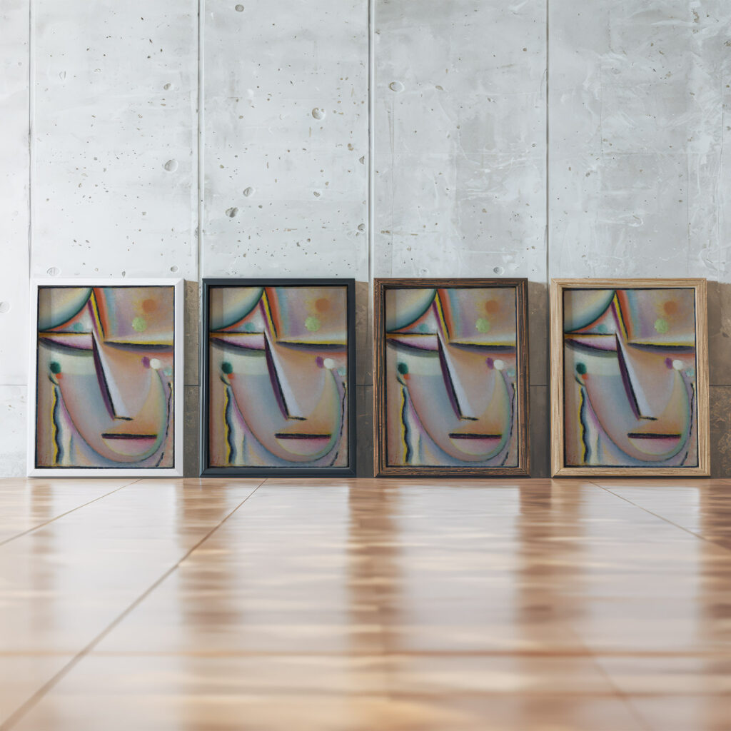 Meditation ‘The Prayer 1922 Alexej von Jawlensky framed posters mockup