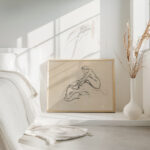 Meerjungfrau auf Fisch reitend 1910 Heinrich Vogeler 4 mockup