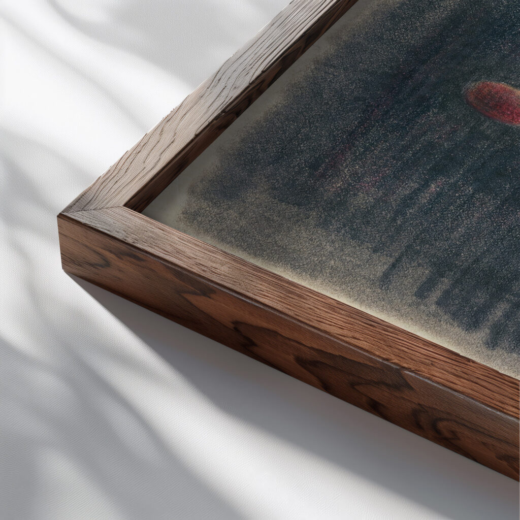 Mein Geburtstag 1931 Karl Wiener close up dark wood mockup
