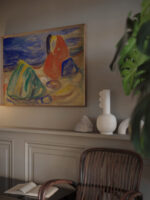 Melancholy. Weeping Woman on the Beach 1906 Edvard Munch video mockup