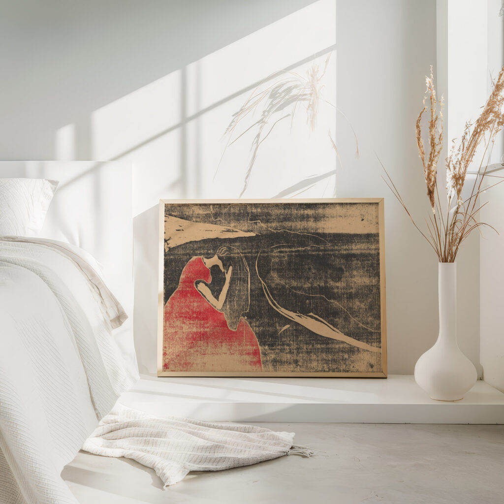 Melankoli II 1898 Edvard Munch 4 mockup