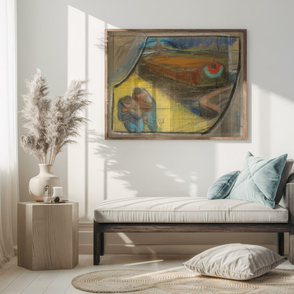 Men Towing a Barge Study for Boubourouche c. 1892 Henri Gabriel Ibels 5 mockup