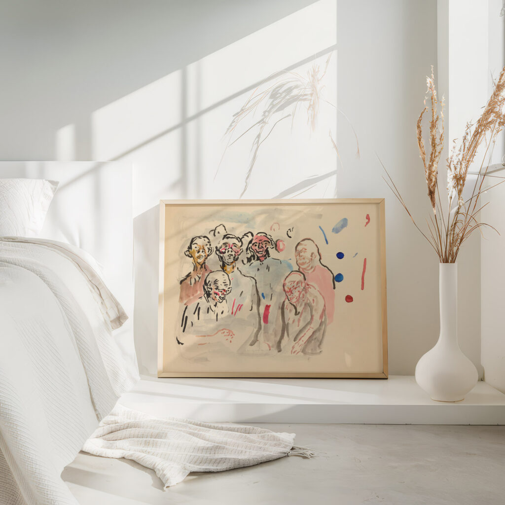 Mennesker ca 1905 Edvard Munch 4 mockup