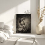 Mere embrassant son enfant Charles Angrand 4 mockup