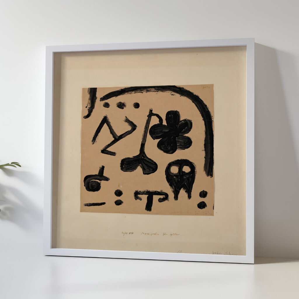 Merkzeichen fur spater 1938 Paul Klee 5 mockup