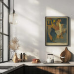 Merzzeichnung 231. Barbier. Merzdrawing 231. Barber. 1921 Kurt Schwitters 6 mockup