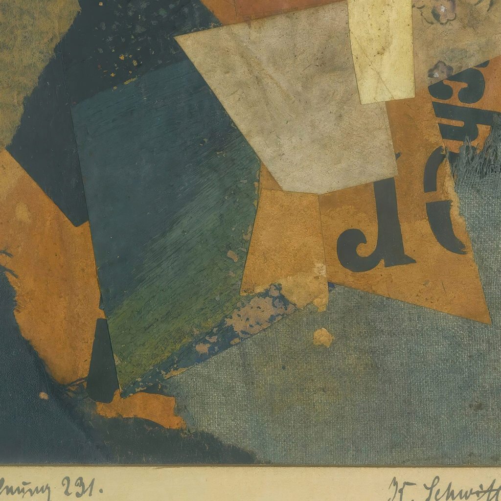 Merzzeichnung 231. Barbier. Merzdrawing 231. Barber. 1921 Kurt Schwitters 8 mockup