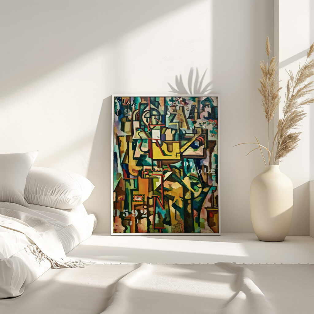 Metallic Vibrations Mechanical Geometric Splendor c.1915 1916 Amadeo de Souza Cardoso 4 mockup