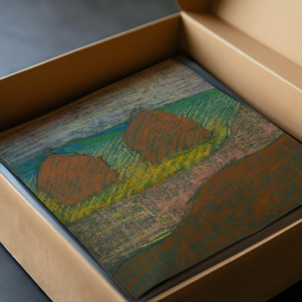 Meules circa 1890 Edouard Vuillard video mockup