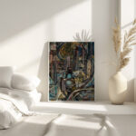 Miasto fabryczne circa 1920 Leon Chwistek 4 mockup