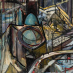 Miasto fabryczne circa 1920 Leon Chwistek 8 mockup