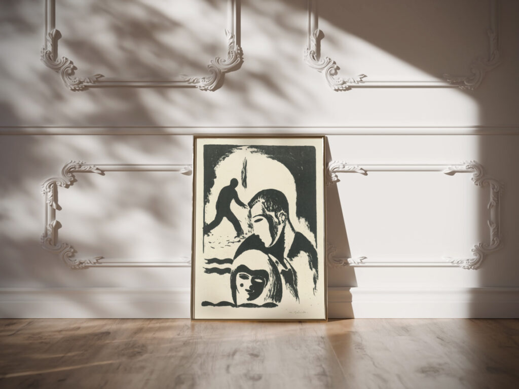 Milenci 1925 Mikulas Galanda video mockup