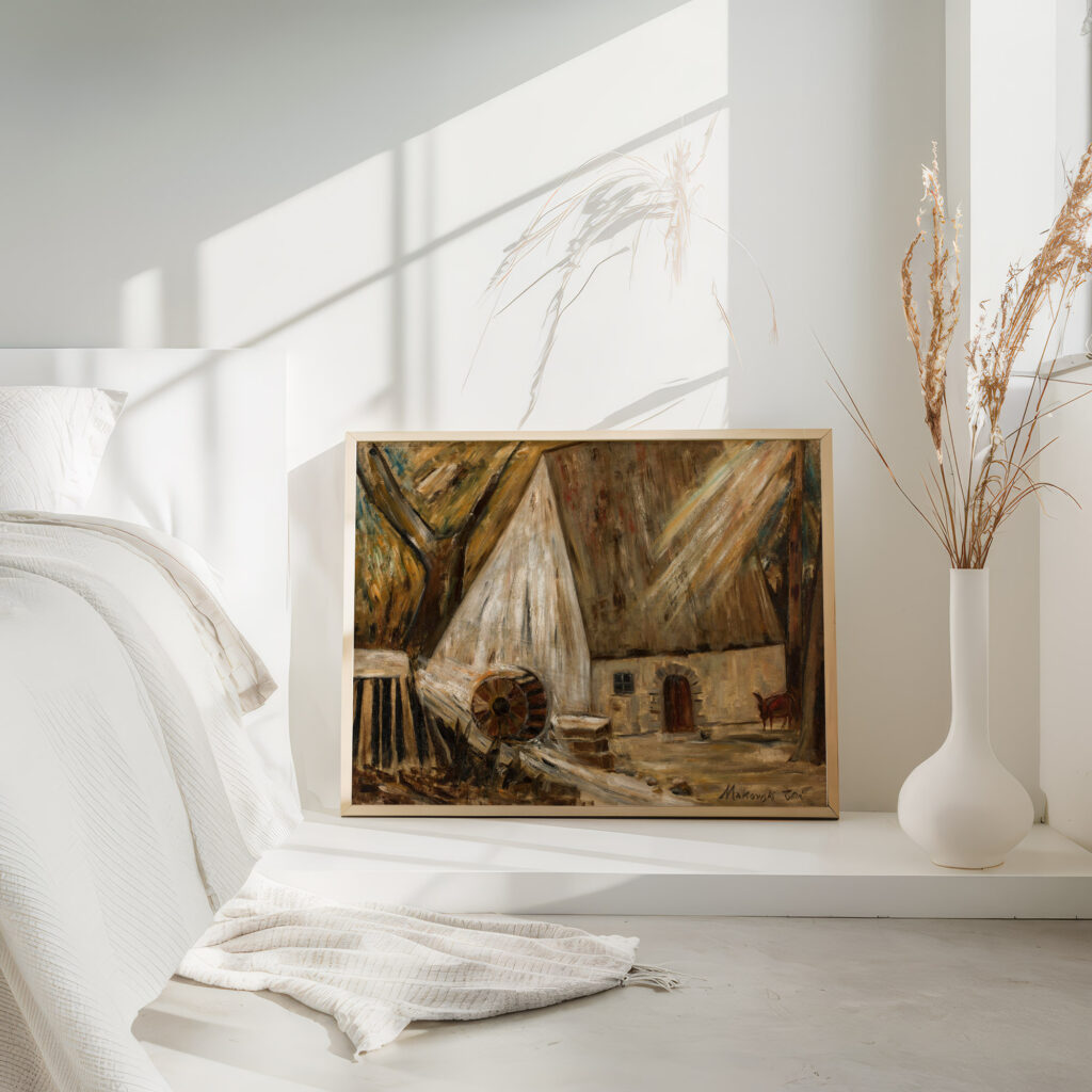 Mill in Banay 1928 Tadeusz Makowski 4 mockup