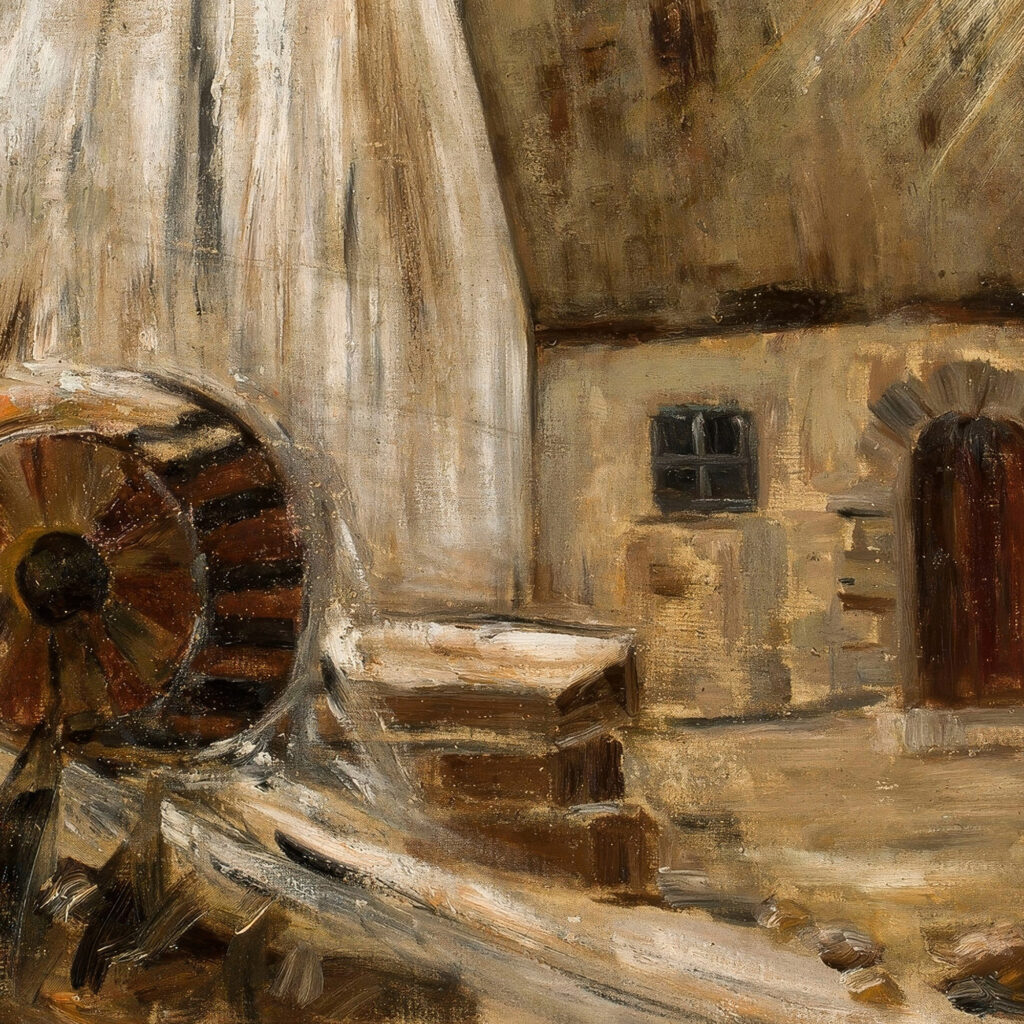 Mill in Banay 1928 Tadeusz Makowski 8 mockup