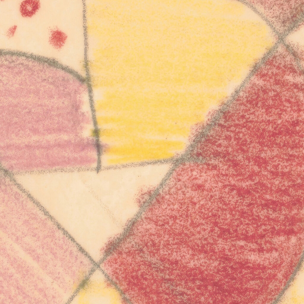 Miscellaneous small sketches for inlaid table tops.Design with circular and geometric motif 1930 Winold Reiss 8 mockup