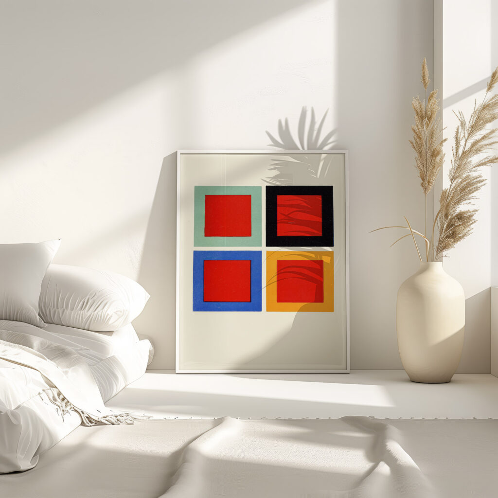 Modification of Tone and Hue of a Colour when placed on or near Different Colours 1912 James Ward 4 mockup