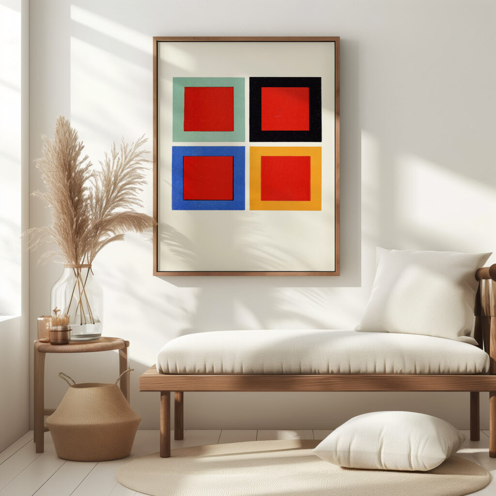 Modification of Tone and Hue of a Colour when placed on or near Different Colours 1912 James Ward 5 mockup