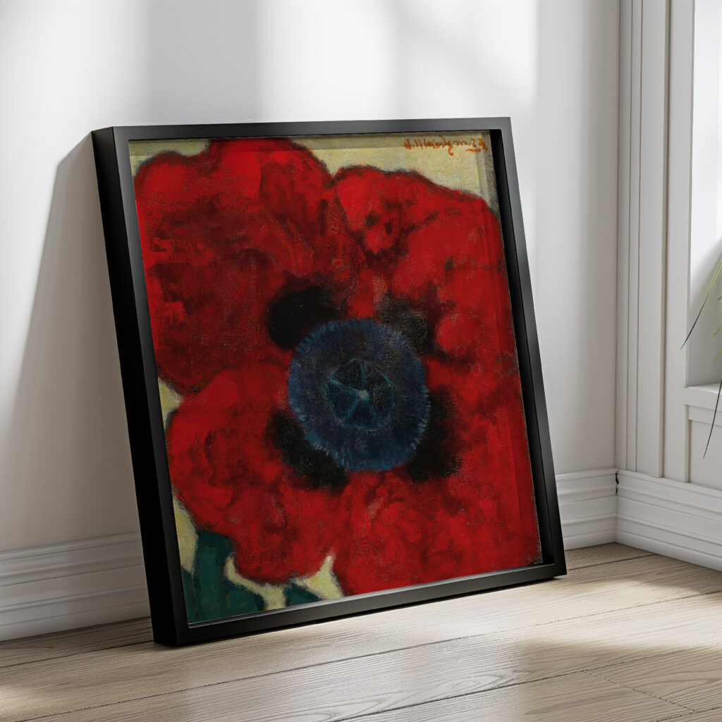 Mohnblume Poppy Flower 1923 Artur Nikodem 4 mockup